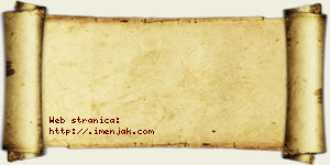 Velislava Krnjinac vizit kartica